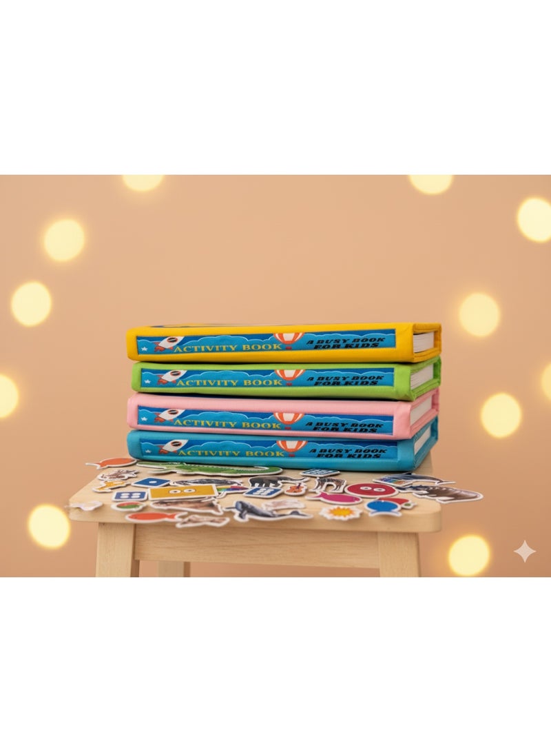 HAPZEY MY FIRST ACTIVITY BOOK for Kids 2+ (Blue Color) - Image 1